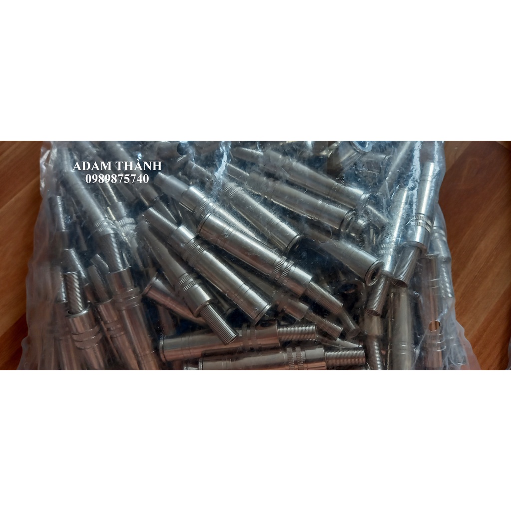 Jack 6.5mm cái tự hàn Mono 6.35/6 ly