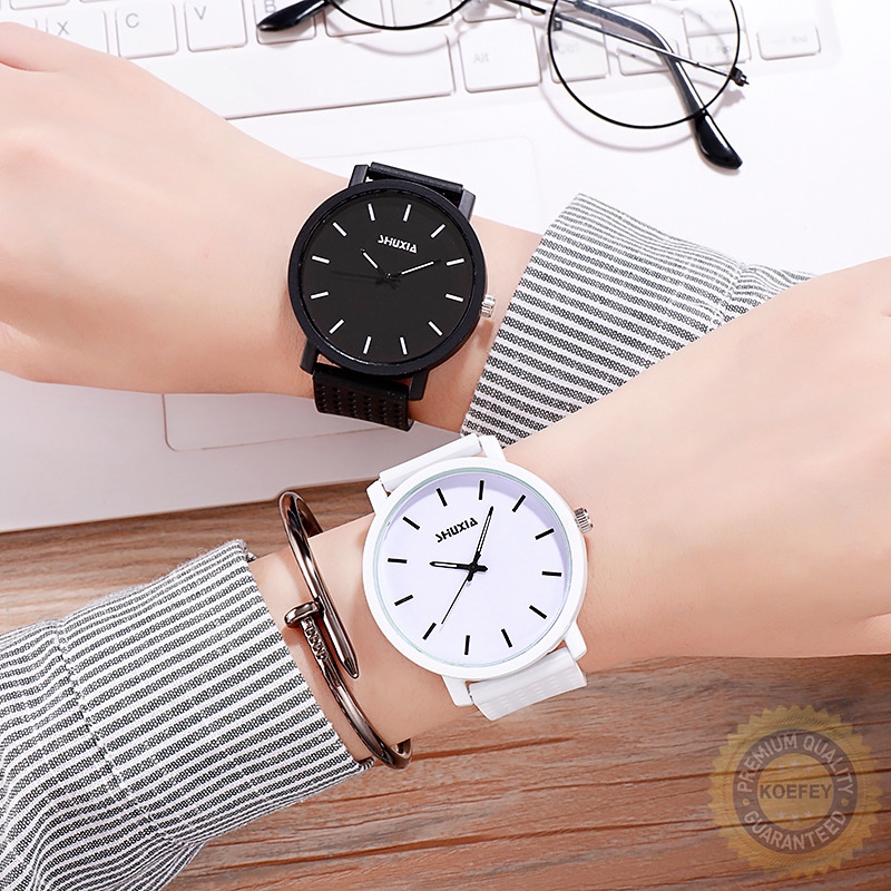 Đồng hồ cặp dây da thời trang