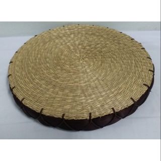 Đệm cói tròn ngồi thiền có mút êm mông