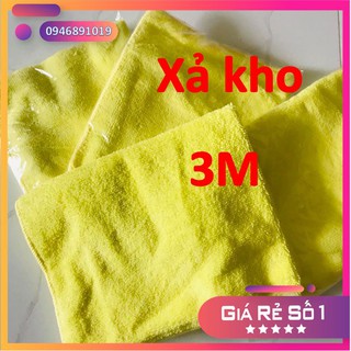 Khăn lau xe, đồ dùng cao cấp 3 M Microfiber Cloth 35x32 siêu mịn không để lại bụi vải
