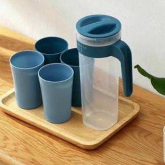 BÌNH NƯỚC 1l KÈM 4 CỐC TIỆN LỢI - #binhdungnuoc