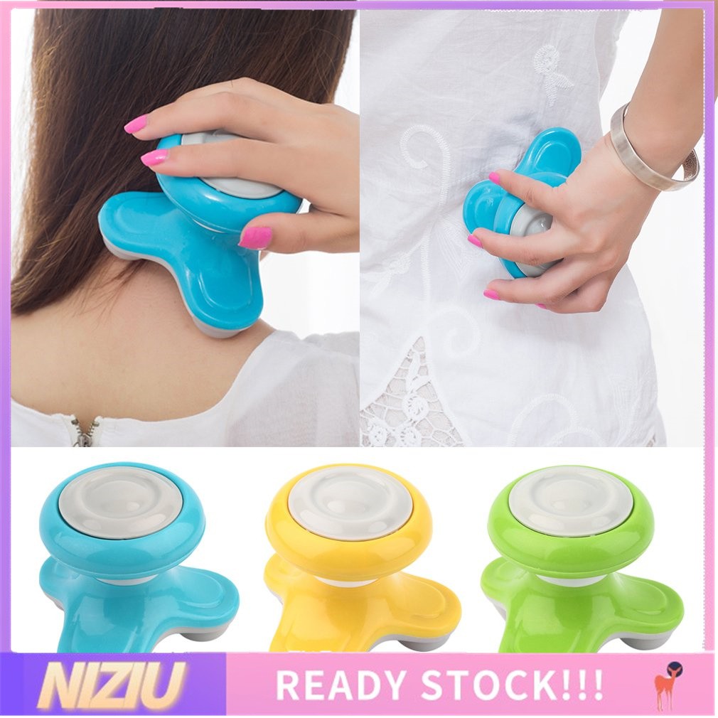 Máy massage toàn thân kích thước mini dùng pin hoặc sạc USB tiện dụng