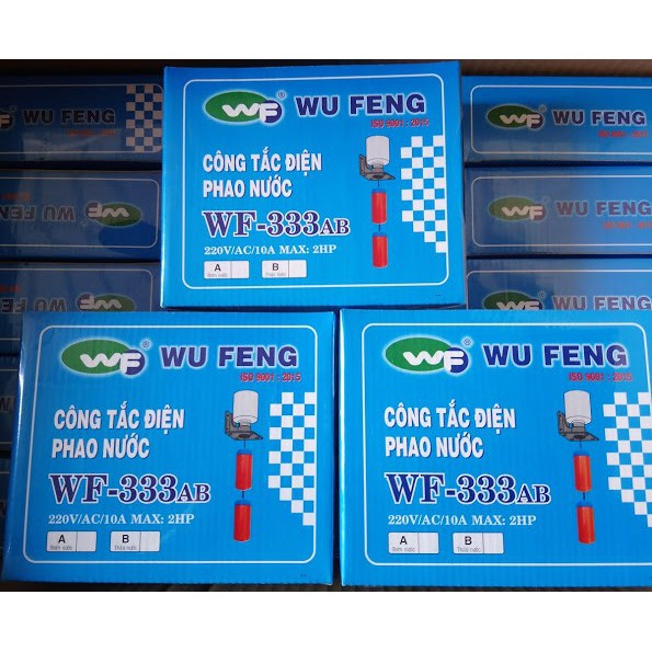 Phao điện Công tắc phao Wufeng WF333AB cấp ngắt điện đóng mở nước tự động