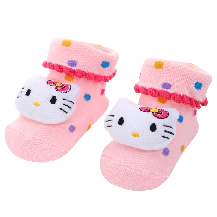 Đôi vớ chống trượt thời trang cho bé trai và gái 0-12 tháng tuổi