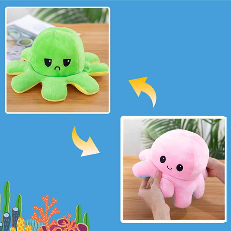Hàng Bán Chạy Thú Nhồi Bông Bạch Tuộc Nhiều Màu Sắc Dễ Thương Tùy Chọn Cho Trẻ Em