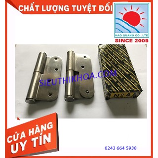 Bộ 4 lá bản lề inox số 4