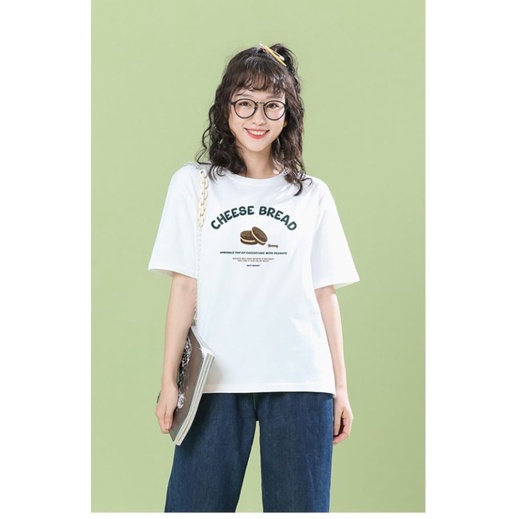 Áo phông ngắn tay nữ thun giấy cotton mẫu mới bán chạy giá rẻ kiểu dáng Hàn Quốc