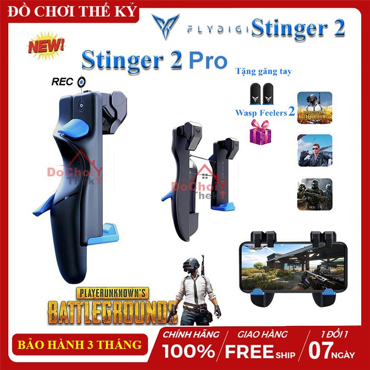 FLYDIGI STINGER 2 PRO | BỘ 2 Nút bắn chơi game cực nhanh, chuẩn xác cho game PUBG, ROS, Free Fire