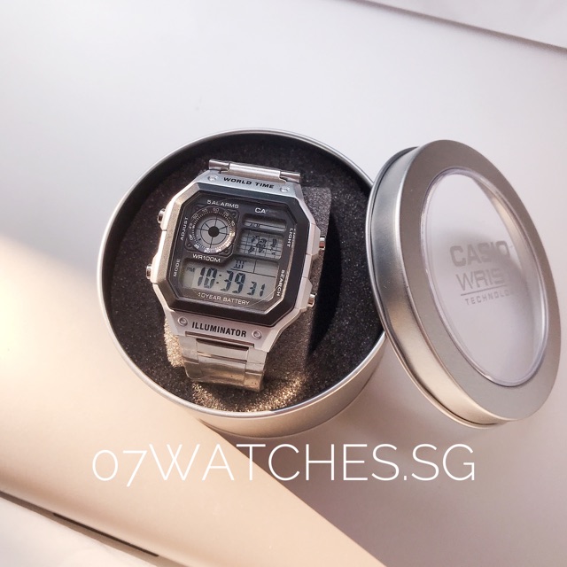 [watches.sg] DH thời trang cho nam AE1200 năng động trẻ trung hai màu hot