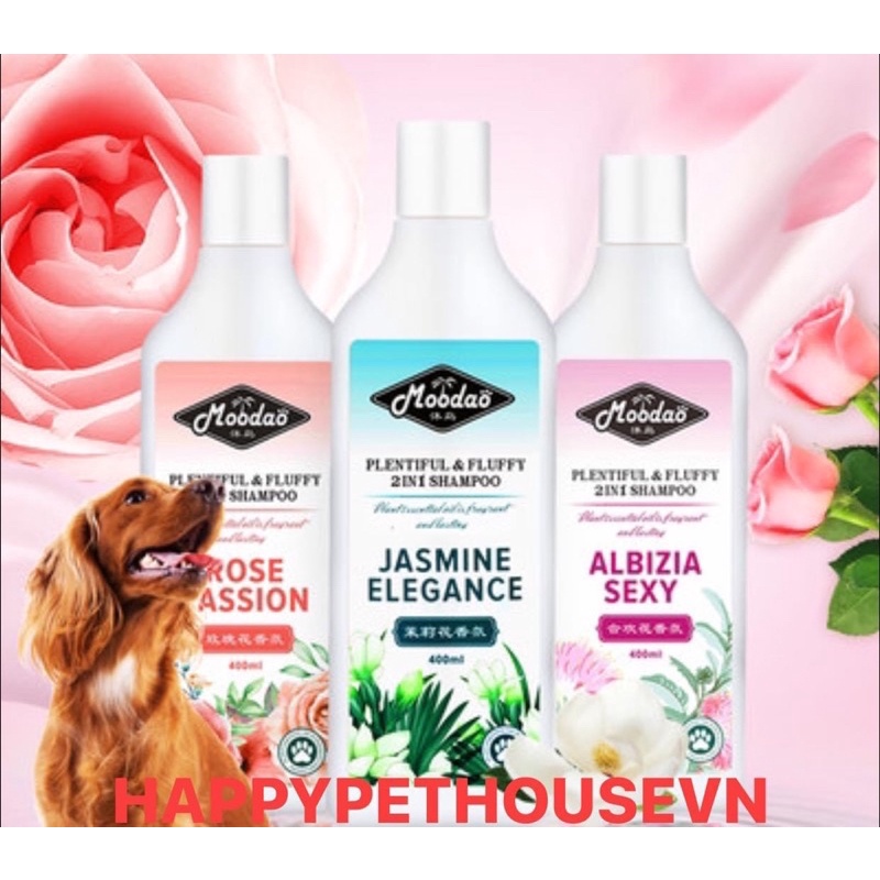 Sữa tắm nước hoa siêu bung thơm MOODAO SHAMPOO dành cho Thú Cưng Chó Mèo