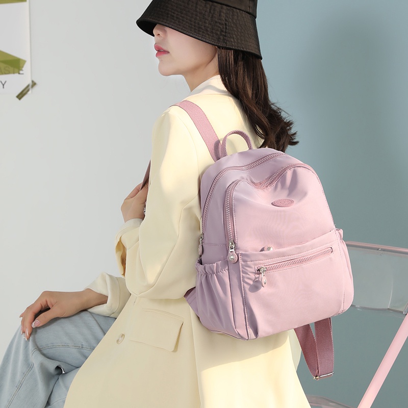 Ba Lô Nhiều Ngăn In Họa Tiết Hoa Phong Cách Trung Hoa Dành Cho Nữ