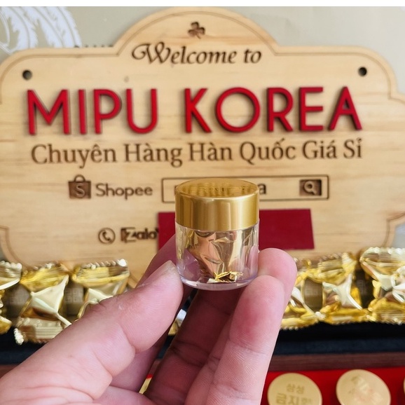 (Date 5/2024) Samsung GumJeeHwan Viên Bổ Não An Cung Hộp Gỗ 60 viên Hàn Quốc