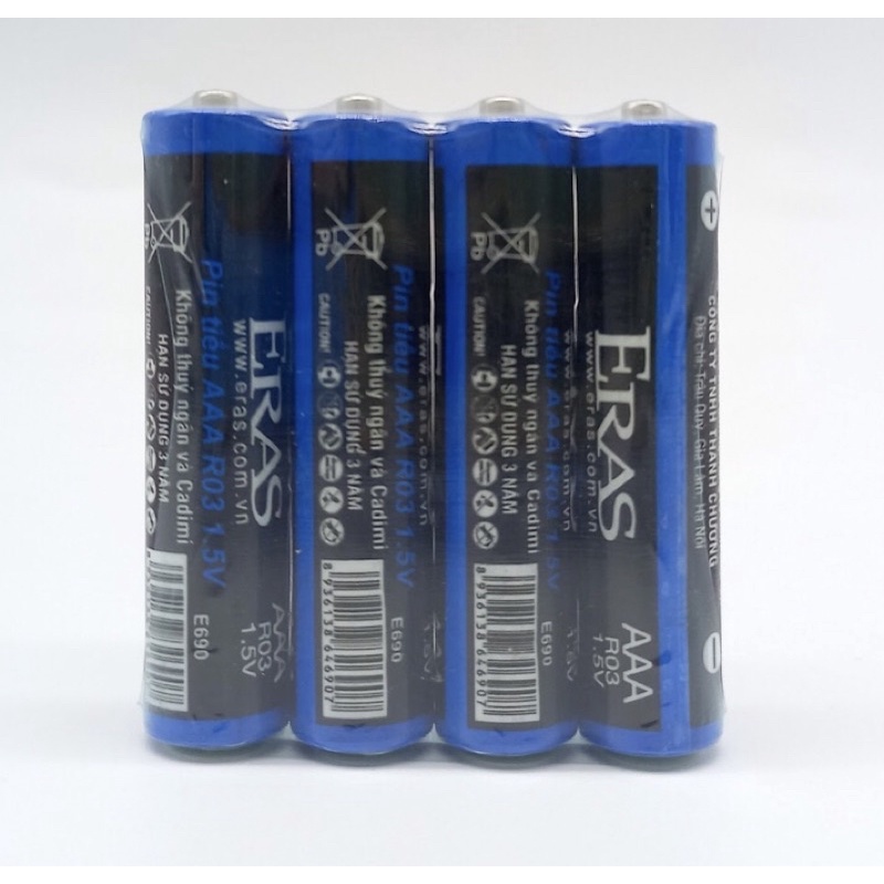 Pin tiểu AAA (R03 1.5V) 4 viên - E690
