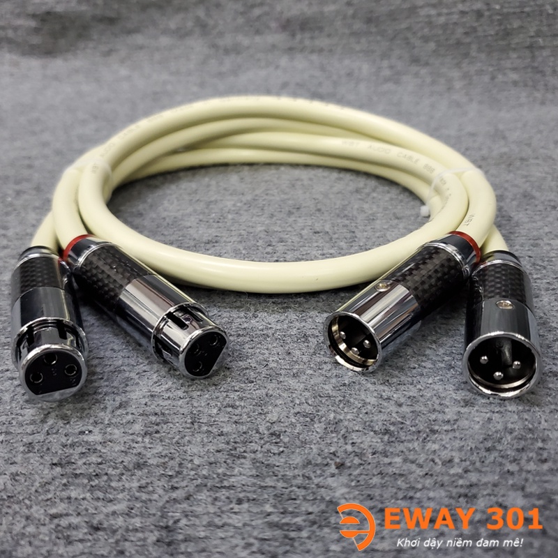 Bộ Dây Canon Đực Cái WBT - Dây Balance WBT Germany Chuẩn Xịn Dài 1m