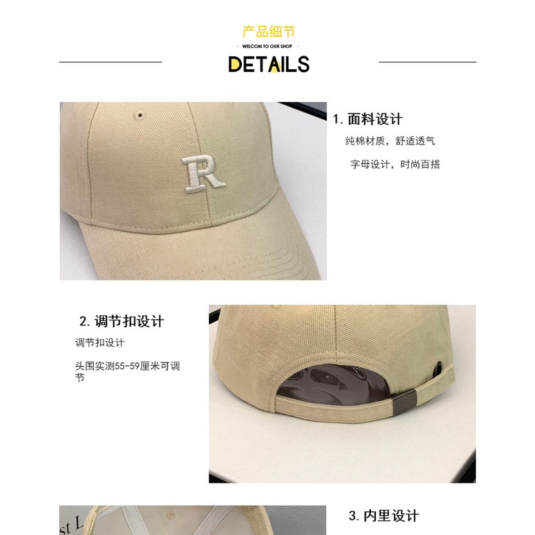 Mũ Lưỡi Trai Cotton Màu Đen Dễ Phối Đồ Thời Trang Thu Đông Phong Cách Hàn Quốc Cho Nam Và Nữ