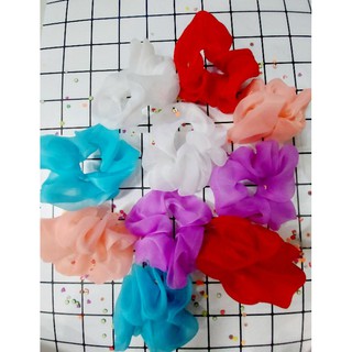 Scrunchie Dây Cột Tóc phồng bắt trend