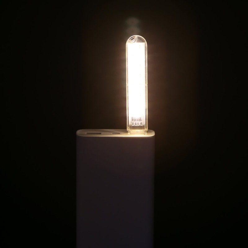 Đèn LED USB di động nhỏ DC5V 8 LED cho máy tính di động tiện ích