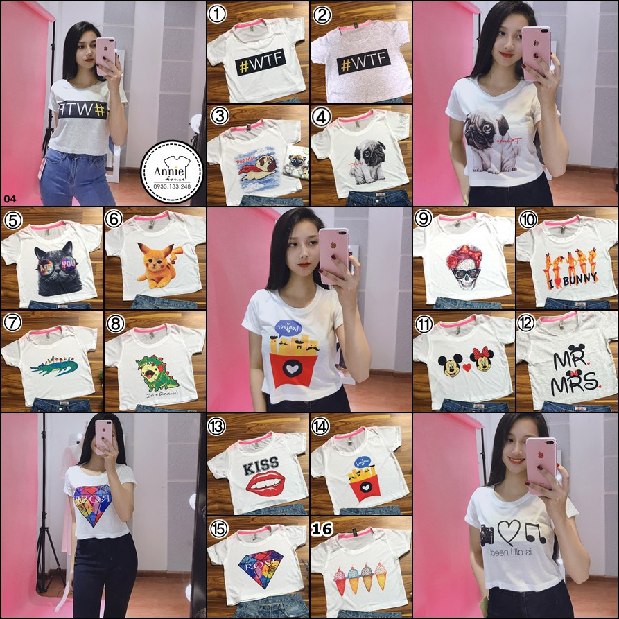 Áo thun Croptop Thái Lan | Shopee Việt Nam. Mẫu mới 2019. Còn hàng