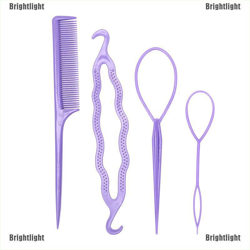 Bộ 4 Dụng Cụ Tạo Kiểu Tóc Thời Trang
