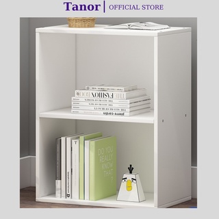 Kệ sách giá sách gỗ để sàn 02 tầng Tanor KS05