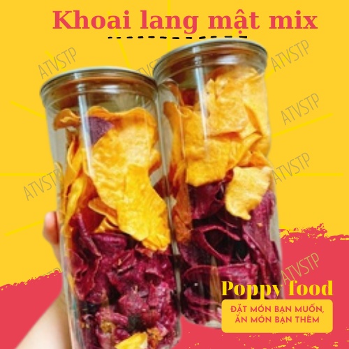 Khoai lang mật mix sấy mật ong giòn ngọt, đặc sản Đà Lạt