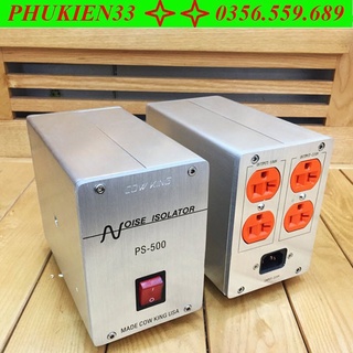Bộ lọc nguồn điện biến áp cách ly audio 220v/100v ps500 cao cấp