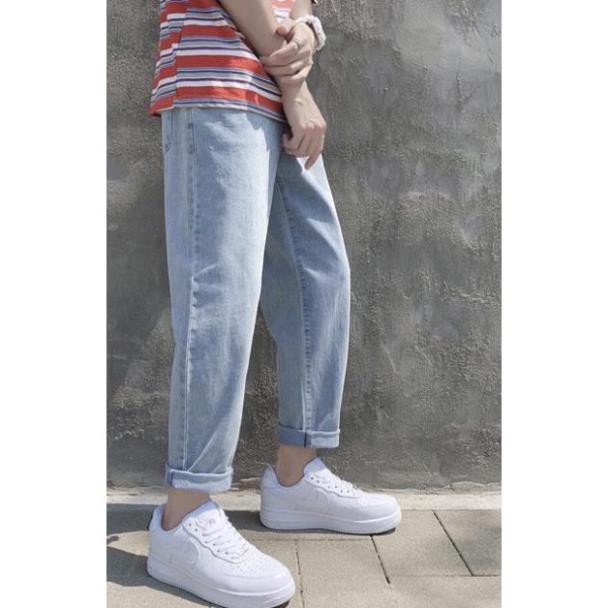 Quần jean nam, jeans nam, quần baggy nam , quần bò nam, Dáng Suông, ống rộng Hot Trend 2020