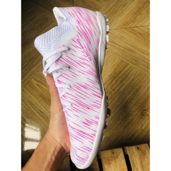 ️⚽ Giày đá bóng nemeziz . TF trắng hồng