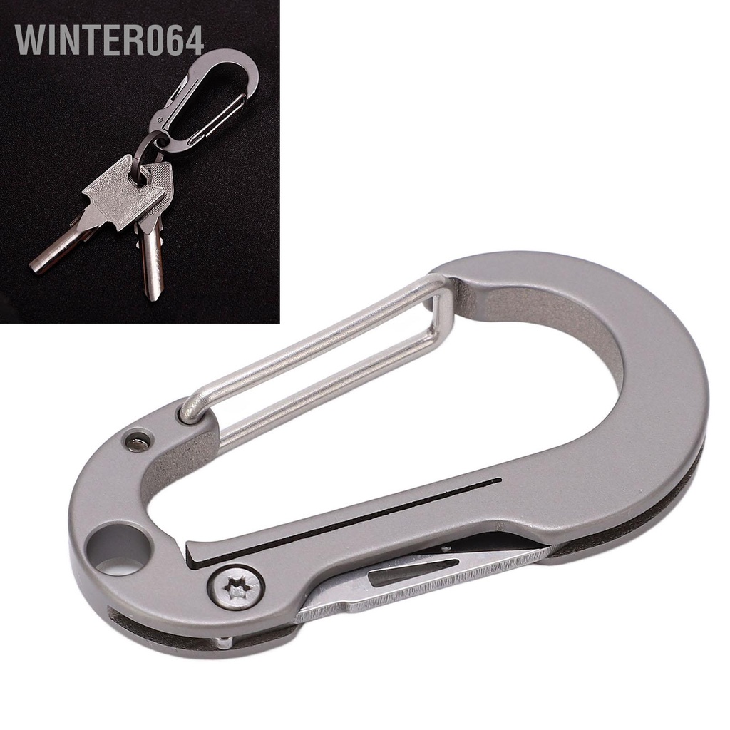 72mm Dao Móc Khóa Mini Đa Năng Bằng Hợp Kim Titan Winter064
