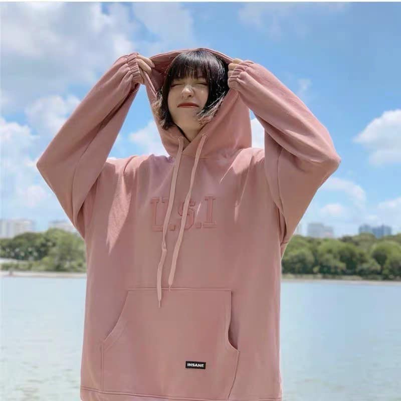 Áo hoodi thêu chữ USI