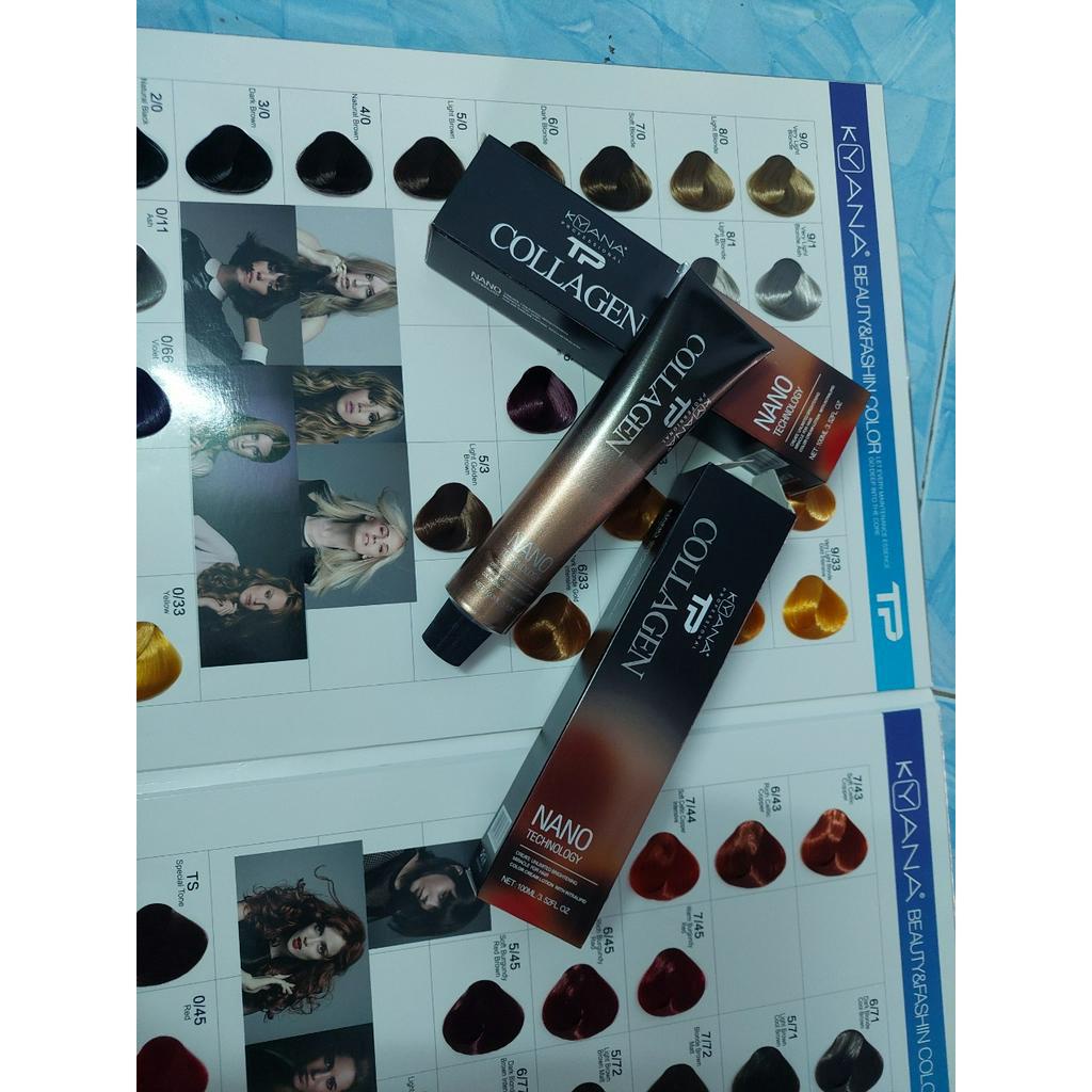 Thuốc nhuộm tóc KYANA COLLAGEN 100ml