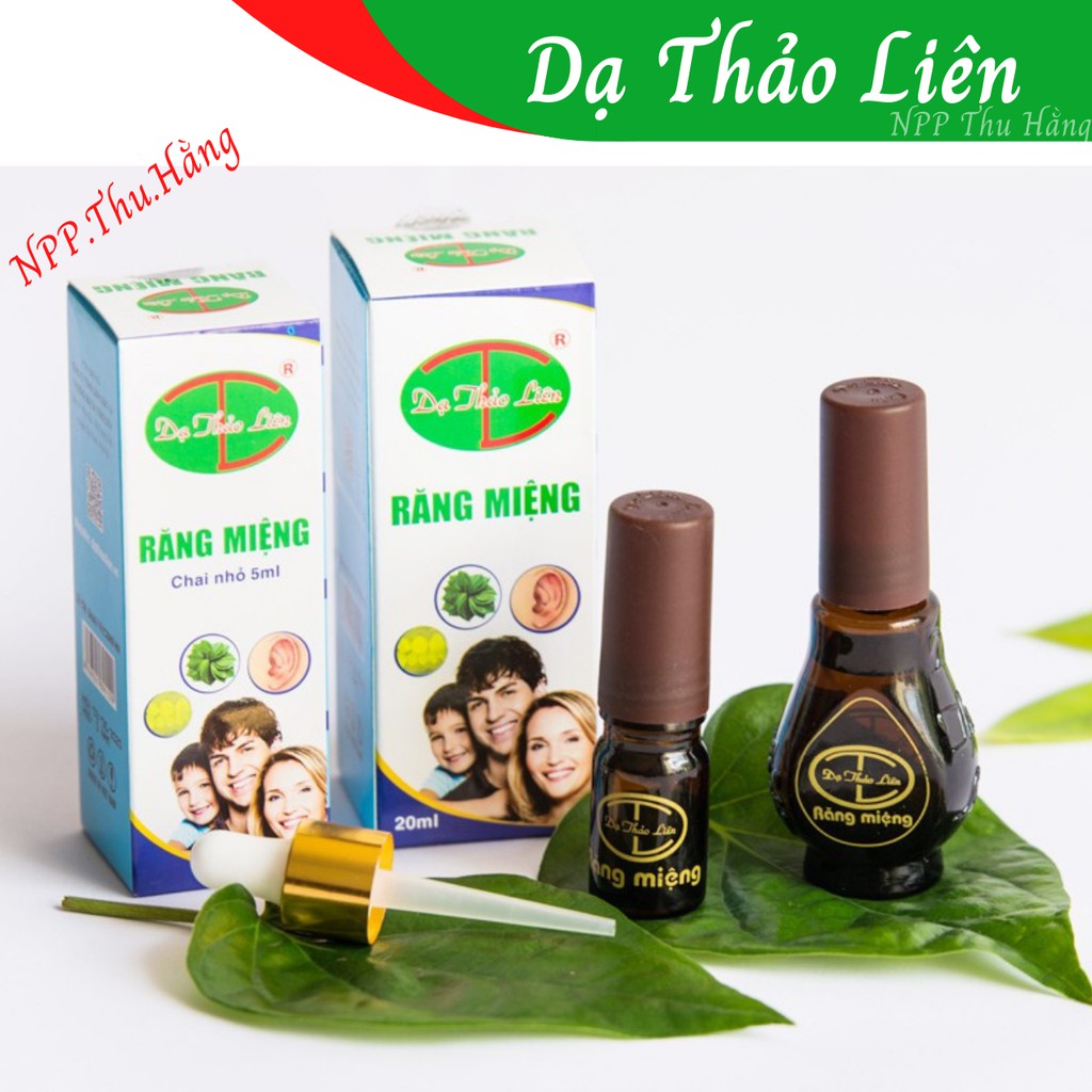 [TẶNG 4 NẠ NGỦ CHÍNH ÃNG] Tinh Dầu Răng Miệng Dạ Thảo Liên (Sâu Răng, Hôi Miệng, Viêm Lợi, Viêm Chân Răng, Viêm Họng...)