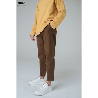 Quần Kaki Dài Baggy Nam Lưng Thun Co Giãn GOAT MENSWEAR