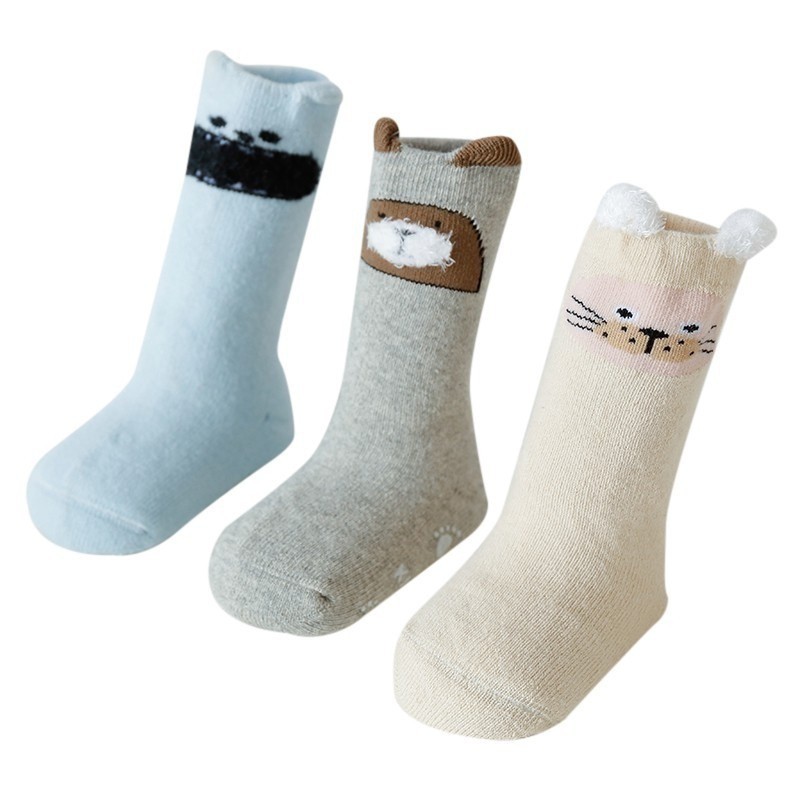 Set 3 đôi vớ cotton xinh xắn dành cho bé