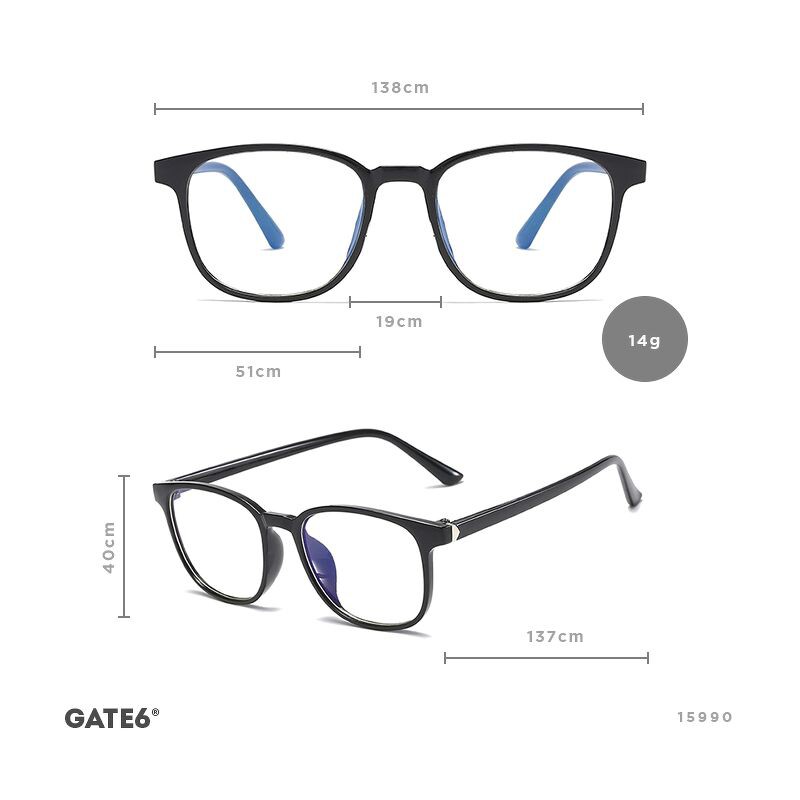 Kính Unisex Thời Trang Vintage - 15990 [Tặng bao da + móc khoá]