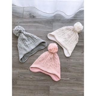 Mũ len Bông cho bé 1-4Y
