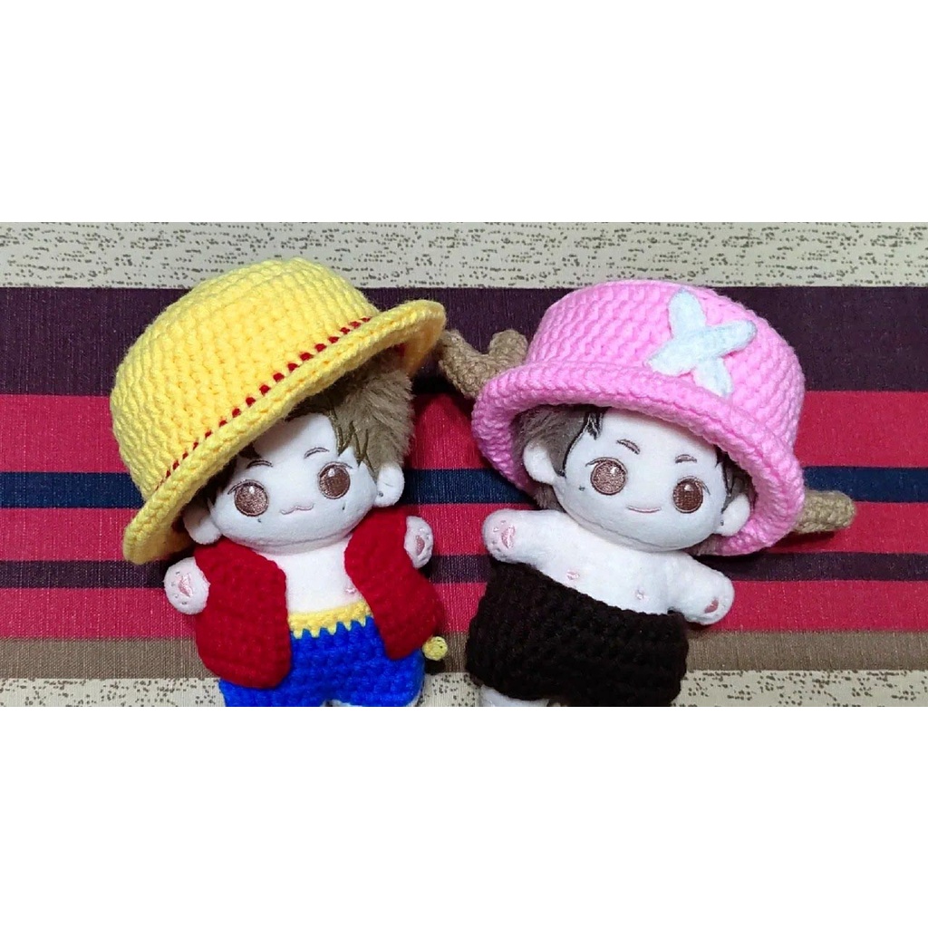 Outfit doll 10cm - Luffy và Chopper