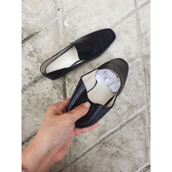 Giày lười mocasins DA THẬT nữ xuất HÀN