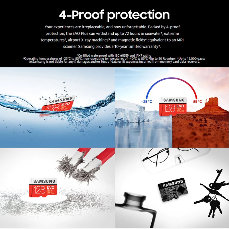 Thẻ Nhớ Micro SD 128GB 64GB 32GB Dành Cho Samsung