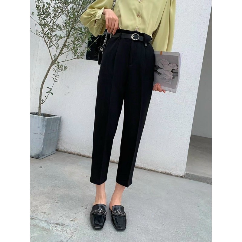 quần vải baggy kèm đai tròn chính hãng XMY QC