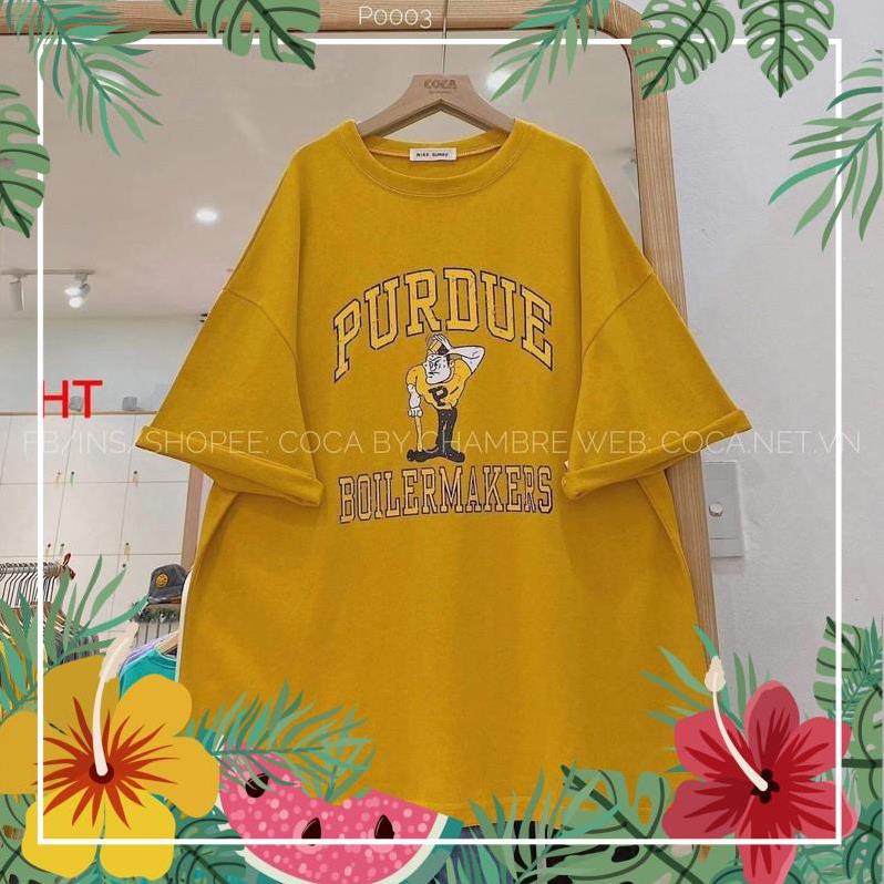 Áo phông chữ vàng 3D PURDUE H2O755 ATSHOP CHUYÊN SỈ LẺ THỜI TRANG