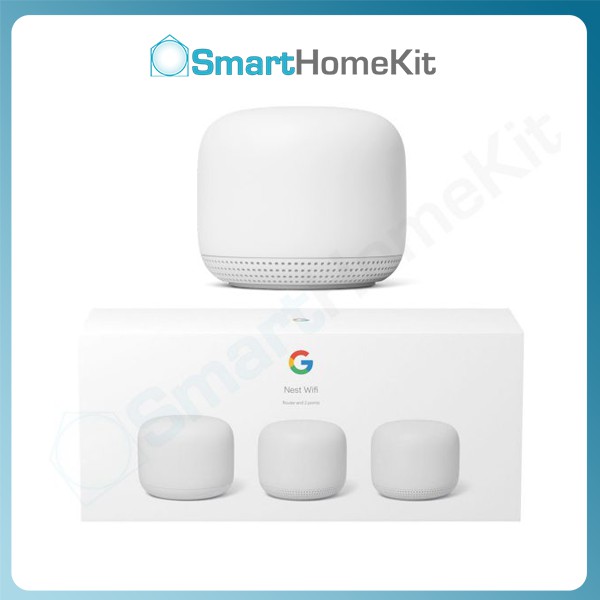 Google Nest Wifi (gen 2) – Thiết bị kích Mesh Wifi cao cấp, tích hợp loa thông minh Google