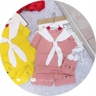 [ SET 4 CHI TIẾT ] SET BỘ NƠ CỔ KÈM TÚI THỎ