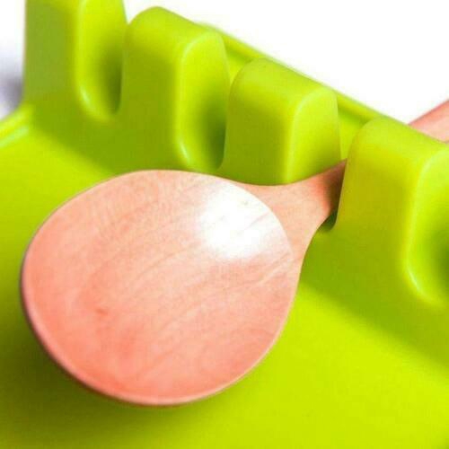 Spatula Holder Storage Shelf Spoon Rest Tableware Holder Draining Rack Mat Organizer Heat Resistant Kitchen Cooking Tool