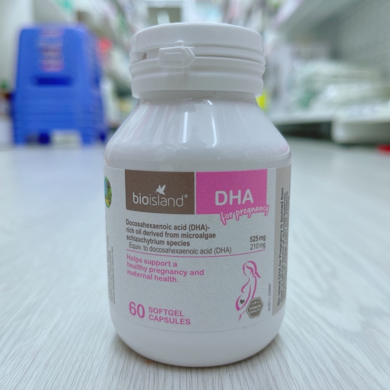 DHA bầu Bioisland, Úc (60 viên) bổ sung DHA cho phụ nữ sắp mang thai, mẹ bầu và mẹ sau sinh