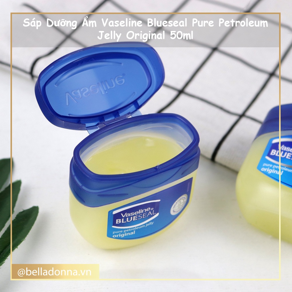 Sáp Dưỡng Ẩm Đa Năng Vaseline Blueseal Pure Petroleum Jelly Original 50ml
