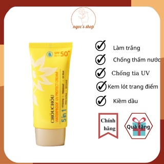 Kem chống nắng chou chou waterproof uv protect cream spf50+ pa+++ 5in1
