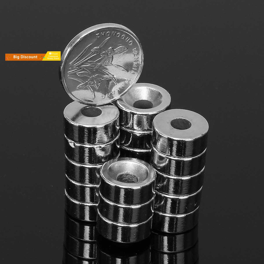 Bộ 18 Nam Châm Dạng Tròn N52 12x5mm Cho Máy In 3d
