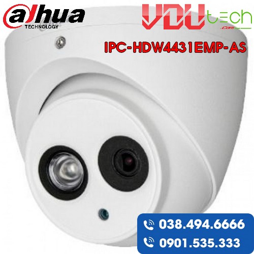 Camera IP Dahua IPC-HDW4431EMP-AS - 4MP