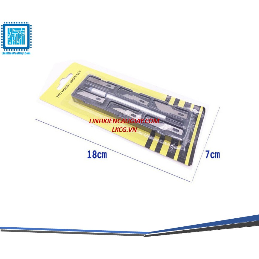 Bộ dao khắc, trổ điêu khắc 7 chi tiết